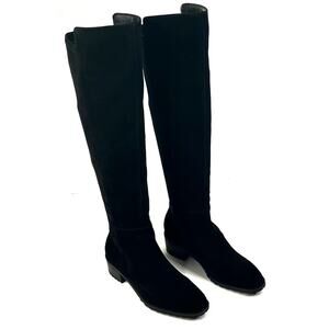 Blondo Starla Waterproof Black Suede Over-The-Knee Boots Womens Size 7.5M New